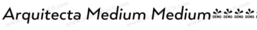 Arquitecta Medium Medium字体转换